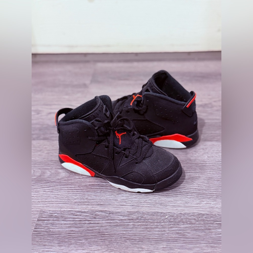 🖤❤️ Air Jordan 6 - ‘Black Infrared’ (2019) Size 2.5Y - Picture 2 of 7